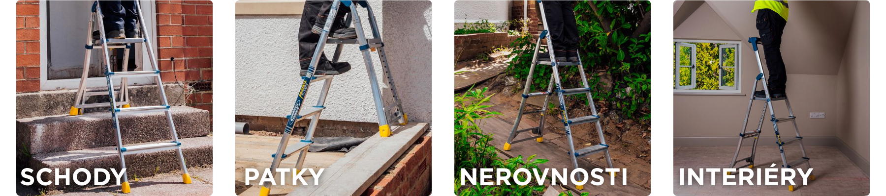 SK AdjustaStep PRO® Hlinikove profi schodiky detail 3